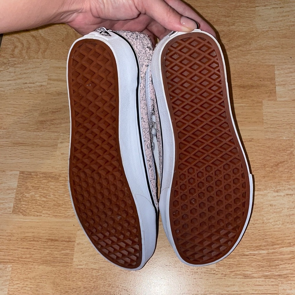 Pink Textured Vans - Picture 3 of 7